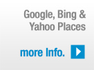 Google, Bing and Yahoo Places