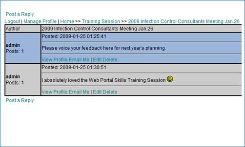 Message Board